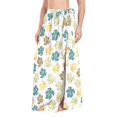 thumbnail image 2 of Women Sarong Wraps Elegant Green Leaves Swimsuit Beach Pareo Bikini Coverups Skirt L, 2 of 7