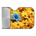 thumbnail image 6 of Awypu A Bright Yellow Little Flower Windscreen Sun Visor, Size: 51.18*27.59 in/55.12*29.92 in 55.12*29.92 in, 6 of 7