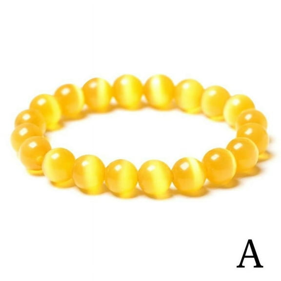 Yellow Opal Crystal Bracelet Female Agate Bracelet Student Girlfriend Gift J4P5