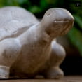 thumbnail image 3 of Cement Turtle Figurine In Concrete Finish, Gray, 3 of 5