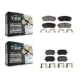thumbnail image 1 of TEC Front Rear Ceramic Brake Pads Kit for Car Dodge Charger with 370mm Diameter Rotor KTC-100776, 1 of 10