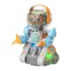 thumbnail image 2 of Robot de engranaje transparente Fiudx Juguetes musicales para caminar niños y niñas, 2 of 6