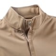 thumbnail image 6 of Tgw Mens Solid Midweight Golf Pullover Jacket for Golfing Tan 3Xl, 6 of 6