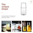 thumbnail image 3 of 1 Set Household Bedside Carafe Transparent Water Carafe Multi-function Glass Bottle, 3 of 9