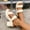 Beige, variant on Womens Slippers Women's Fashionable Casual Versatile Flip Flops Spring and Summer New Thick Heel Thick Bottom Sandals Quick-On Patio Sandals up to 65% off