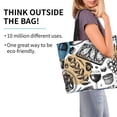 thumbnail image 2 of Balery French Food Bolsa Tote Estilo Estético con Cremalleras, Bolsa de Hombro, Bolsa de Compras Grande y Plegable, 2 of 8