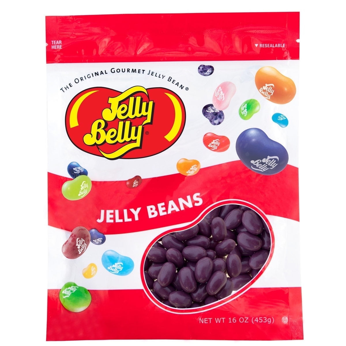 ベース Jelly Belly BEAN IN THE USA JB type Jelly Belly Jelly Beans, 49 Flavors, 2 lb Pouch, Kosher, Gluten