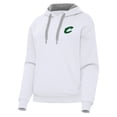 thumbnail image 2 of Women's Antigua White Cleveland Cavaliers St. Patrick's Day Victory Pullover Hoodie, 2 of 4