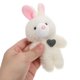thumbnail image 5 of 2 llaveros de muñeco de peluche con diseño de conejito rubor, animal de peluche suave para niños, bolsa colgante, mochila, decoración para el hogar, escuela, viajes y regalos de fiesta, 5 of 5