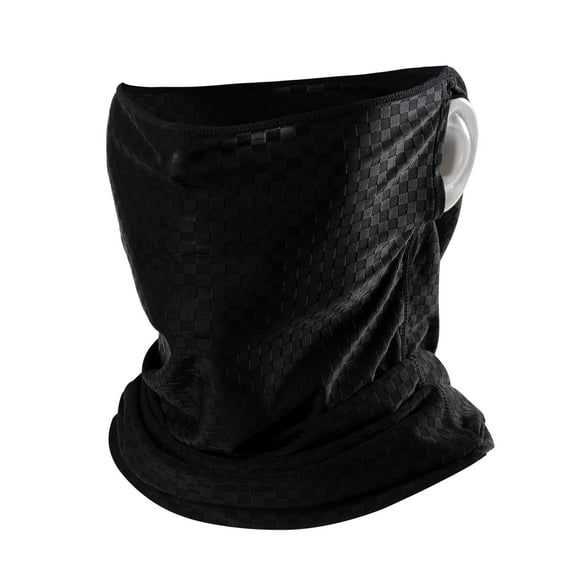Summer Cooling Neck Gaiter Face Mask with Ear Loops Breathable Bandana Neck Cover for Men Women Reusable Washable Scarf