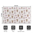 thumbnail image 5 of White Highland Cow Dress Shoe Pattern Door Rugs,Washable Non Slip Door Mats Indoor,Decorative Door Mats,Entry Mat Indoor for Entrance,Bedroom,Kitchen,Bathroom,17"x30", 5 of 6