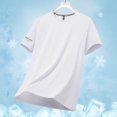 thumbnail image 2 of Enridrech L-4XL Big and Tall Tee for Mens Casual Plain Crewneck T Shirt Short Sleeve Top Breathable Comfort Tees, 2 of 7