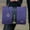 Purple Herringbone, variant on Gray Herringbone Fiona Handbag For Women Made By Mucros Weavers