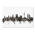 thumbnail image 1 of Trademark Fine Art 'Munich Germany Skyline III' Canvas Art by Michael Tompsett, 1 of 3