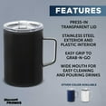 thumbnail image 2 of Wells Stainless Steel Camper Mug 13.5 oz. Set of 10, Bulk Pack - Perfect for Coffee, Soda, Other Hot & Cold Beverages - Black, 2 of 5