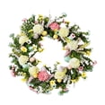thumbnail image 2 of Easter Egg Wreaths for Front Door Outside 20in Spring Themed Egg Decoration Berries Leaves for Wall Window Fireplace Indoor Outdoor Home Decorations, 2 of 6