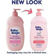 Baby Magic Gentle Baby Lotion Original Baby Scent 16.50 oz (Pack of 2)