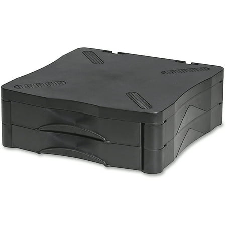 Kelly Kcs10369 Storage Drawers Monitor Stand 1 Each Black