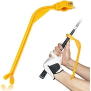 UWANTME Golf Swing Trainer Golf Training Aid to Keep Head Still Swing Correcting Tool for Beginner and Kid, Yellow