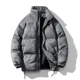 thumbnail image 3 of Parkas retro con capucha para hombre, chaqueta de burbuja de varios colores, abrigo liso cálido de gran tamaño, ropa de calle, chaqueta acolchada de gamuza sintética, novedad de invierno, 3 of 5