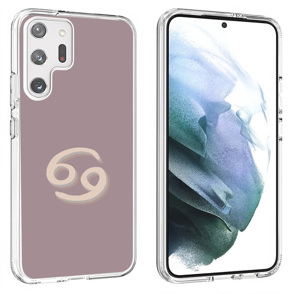 TalkingCase Slim Phone Case Compatible for Samsung Galaxy S23 Ultra 2023, Cancer Zodiac Signs Print, Lightweight, Flexible, USA