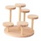thumbnail image 1 of Estante de exhibición de madera de múltiples capas, resistente, para decoración de fiestas, práctico estante para 225 cm x 195 cm, 1 of 9