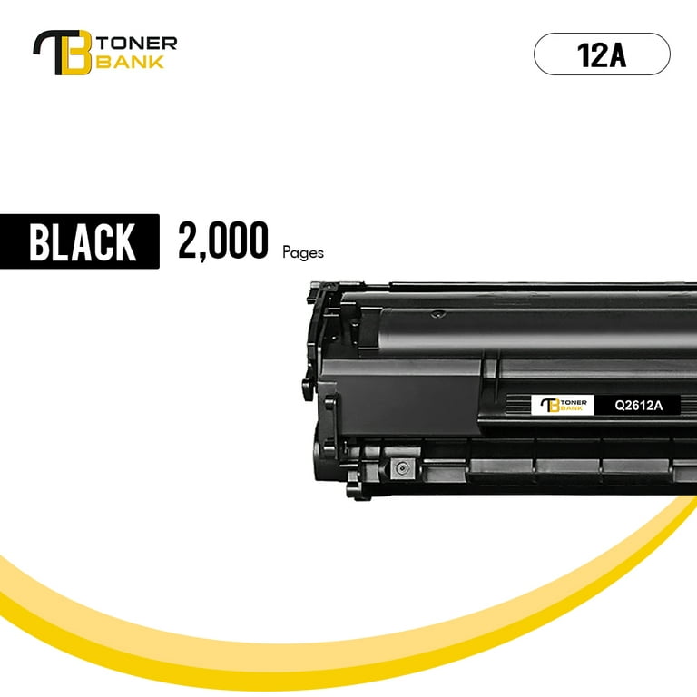 Betsy Trotwood Consejo borracho 12A Toner Cartridge Compatible for HP 12A Q2612A 1020 Laserjet 1022nw 1020  1010 1012 M1319f MFP 3055 MFP 3050 3030 3020 3380 M1005 Printer Ink (Black,  2-Pack) - Walmart.com