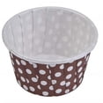 thumbnail image 4 of The Baker Celebrations 200  Brown Polka Dots Baking Cups, Cupcake Holders, Muffin Liners, 4 of 6