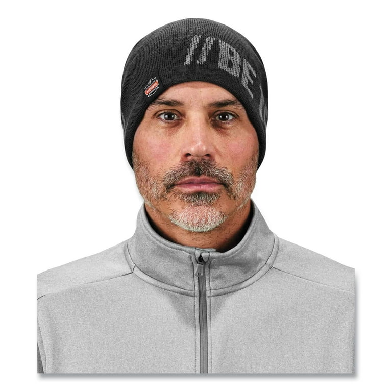 N-Ferno 6819BT Be Tenacious Beanie, One Size Fits Most, Charcoal, Ships in 1-3 Business Days