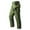 Green, variant on Mens Cargo Pants Waterproof Flexcamo Hiking Pants Outdoor Ripstop Hunting Fleece Lined Pants Multi Pockets