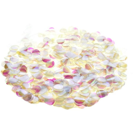 Round Foil Metallic Confetti, 3/4-Inch, 1/2-Ounce - Iridescent