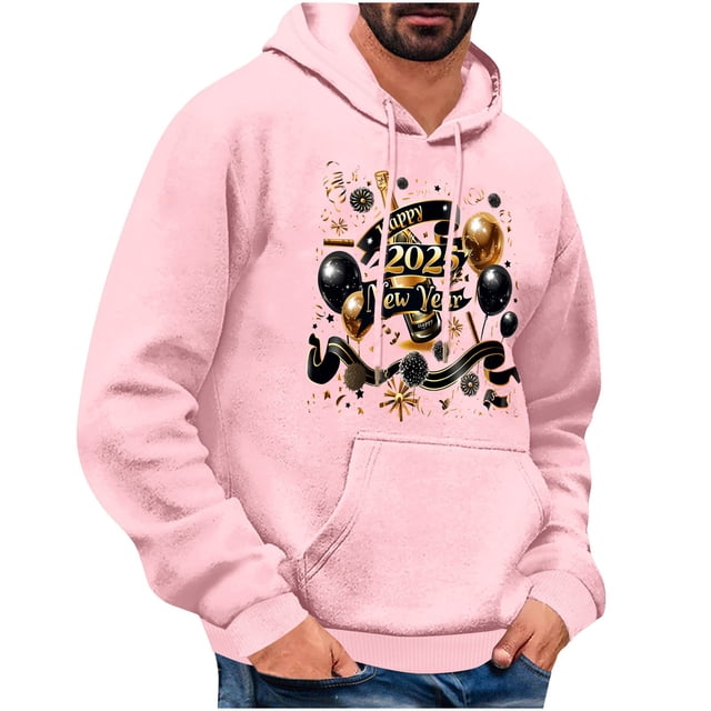 Styesk Sweatshirts pour Hommes Mode Imprimée Décontractée Sports à Capuche Manches Longues Chandail à Capuchon Chandail à Capuchon
