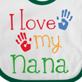 thumbnail image 4 of Inktastic I Love My Nana Boys or Girls Baby Bib, 4 of 4