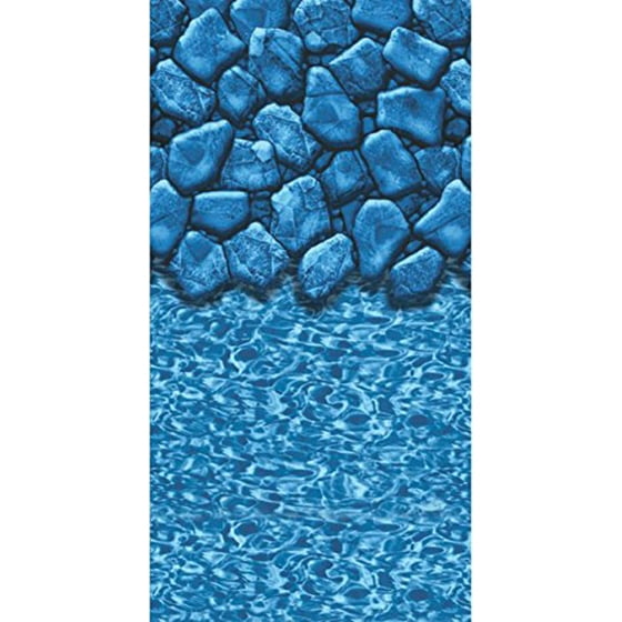 Gli Aqualiner Boulder Pool Liner Above Ground Uni Bead 30 Ft Round Gli Aqualiner Boulder Pool Liner Above Ground Uni Bead 30 Ft Round X 48 In H Rock Pattern 25 Ml Gauge 20 Year Warranty Made Usa Com