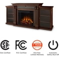 thumbnail image 6 of Real Flame Calie 67" Electric Fireplace TV Stand in Dark Espresso, 6 of 6