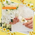 thumbnail image 4 of Bee Napkin Rings Set of 6, Daisy Flower Napkin Rings Gold Bee Napkin Ring Holders Sunflower Napkin Rings for Wedding Party Holiday Banquet Delicate Serviette Buckles Decor, 4 of 6
