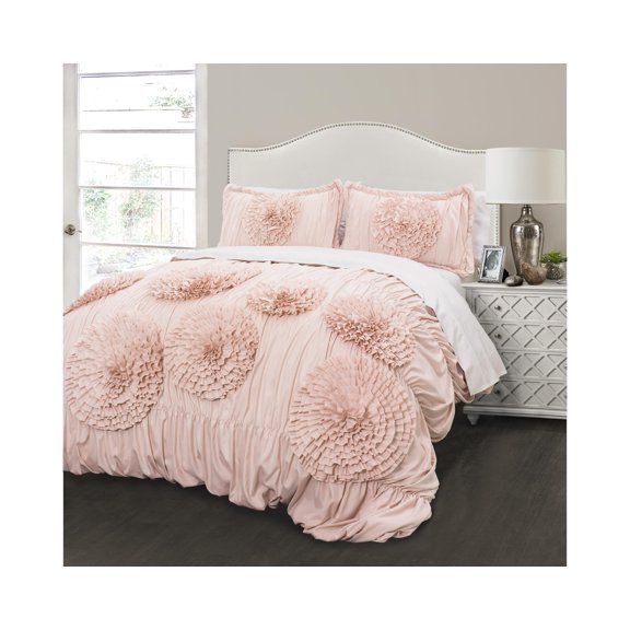 Serena Comforter Pink Blush 3Pc Set King