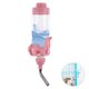 thumbnail image 2 of Bebedero de agua para mascotas, diseño ergonómico, 600ml, color rosa, ideal para jaulas y evitar derrames., 2 of 6