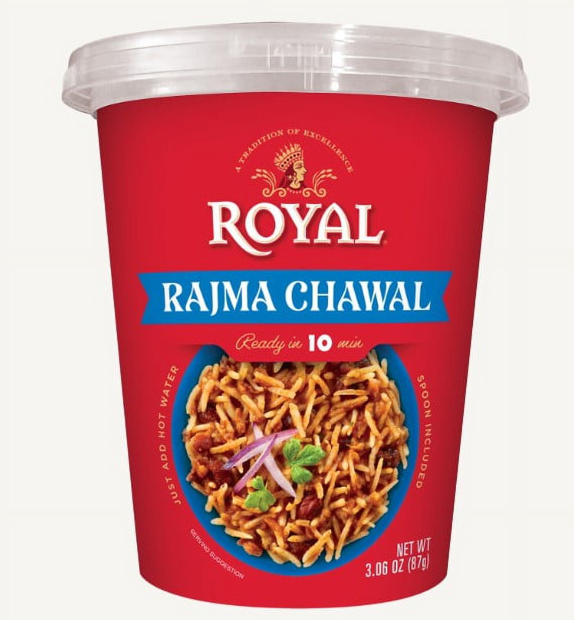 (3 pack) Royal Rajma Chawal Rice Microwavable Cup, 3.0 oz