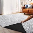 thumbnail image 3 of EastVita Area Rugs Carpets 5'*8' Modern Rugs for Living Room Bedroom Moroccan Washable Rug Geometric Boho Rug Non-Slip Backing Soft Farmhouse Accent Rugs,Gray Ash 5ft*8ft, 3 of 7