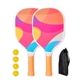 thumbnail image 2 of Pickleball Paddles Pickleball Racquets Includes 2 Rackets 4 Pickleballs Comfort Grip Professional Pickle Ball Racket for Kids Style F, 2 of 8