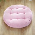 thumbnail image 3 of Washranp Round Floor Pillow Cushions,Solid Color Elasticity Soft Tatami Sofa Floor Sitting Mat for Outdoor Furniture Seat Pads 22*22inch, 3 of 3