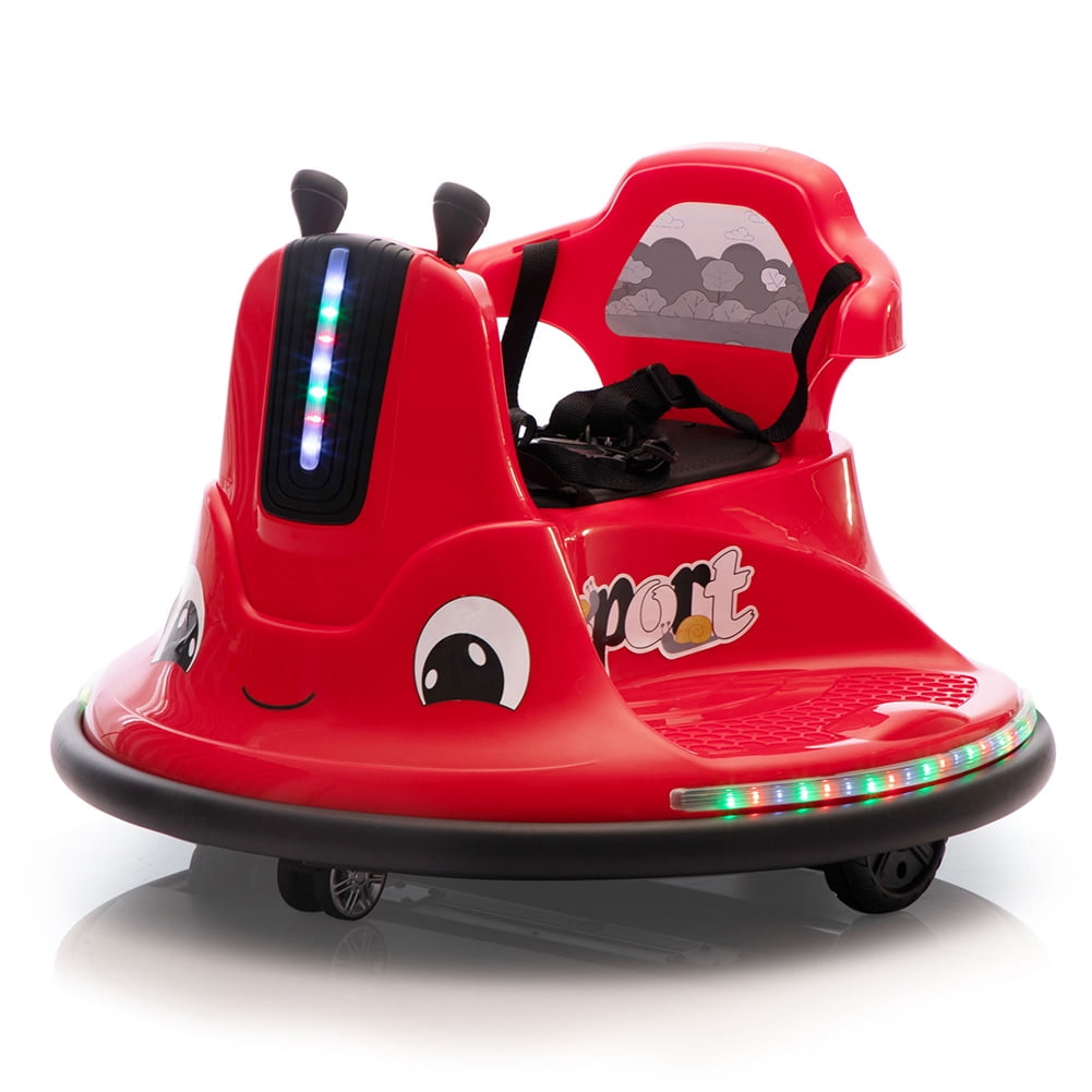 Private Jungle 12V Kids Ride on Electric Bumper Car with Remote Control,Music,360 Degree Spin,LED Lights,Red Private Jungle 12V Kids Ride on Electric Bumper Car with Remote Control,Music,360 Degree Spin,LED Lights,Red