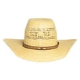 thumbnail image 2 of Mf Western Products Boys Twister  Toast Bangora Cool Hand Luke Precreased Straw Hat L Tan, 2 of 4