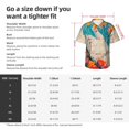 thumbnail image 5 of Yiaed Playful Floral Cat Print Hawaiian Shirt for Men Short Sleeve Button Down Shirts Beach Shirts for Men,3X-Large, 5 of 7