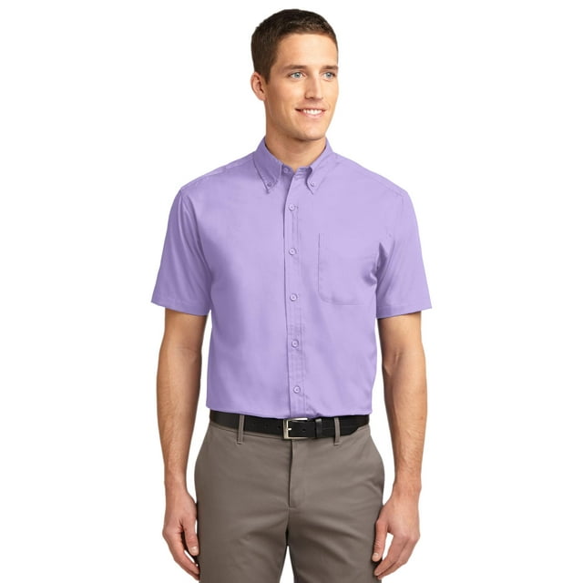 Port Authority ® Short Sleeve Easy Care Shirt. S508 M Bright Lavender