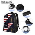thumbnail image 4 of Travel Backpack For Women/Men America Indiana Flag Carry On Backpack With Laptop Compartment Travel Backpack, 4 of 7