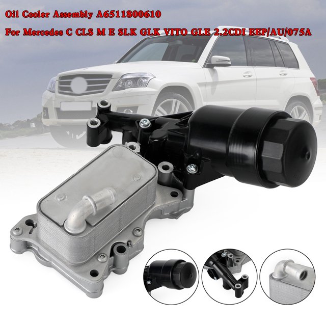 Enfriador de aceite A6511800610 para Mercedes C CLS M SLK GLK VITO GLE 2.2CDI EEP/AU/075A