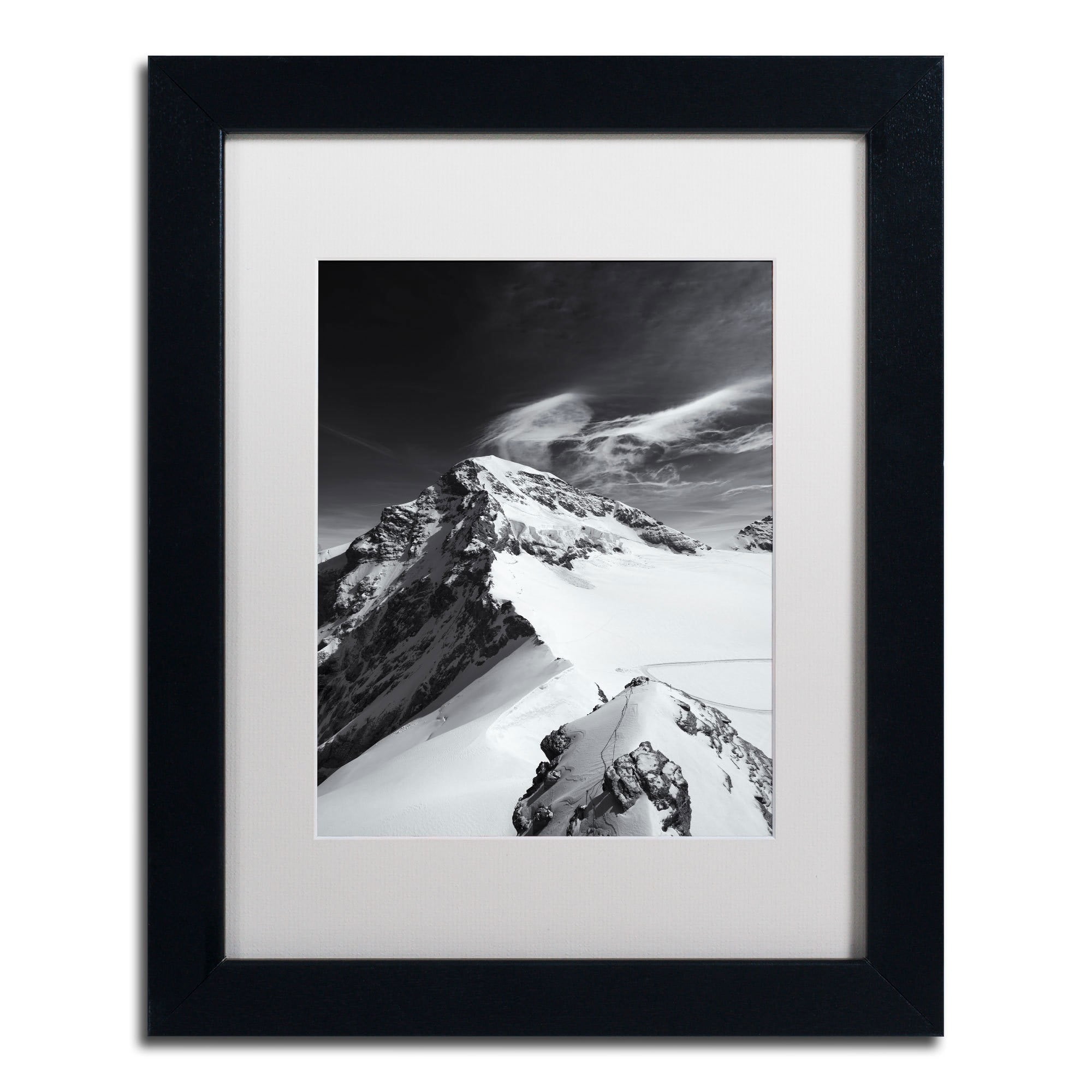 Trademark Fine Art "Eternity" Canvas Art by Philippe Sainte-Laudy, White Matte, Black Frame