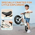 thumbnail image 5 of WLRETMCI Toddler Balance Bike for Boys Girls Age 2 to 5 Years 12" Kids Balance Bikes for Toddlers Gifts, White, 5 of 8